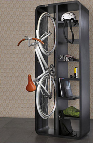 Шкаф для хранения велосипеда зимой