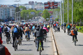 День 1000 велосипедистов в Уфе - 2013