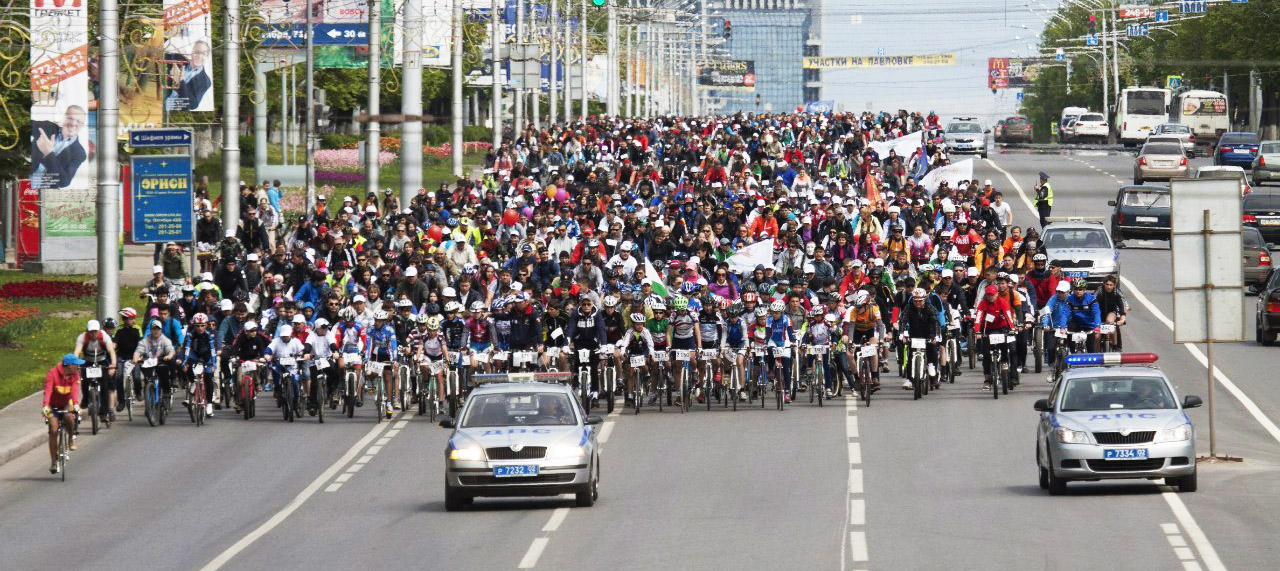 День 1000 велосипедистов 2013
